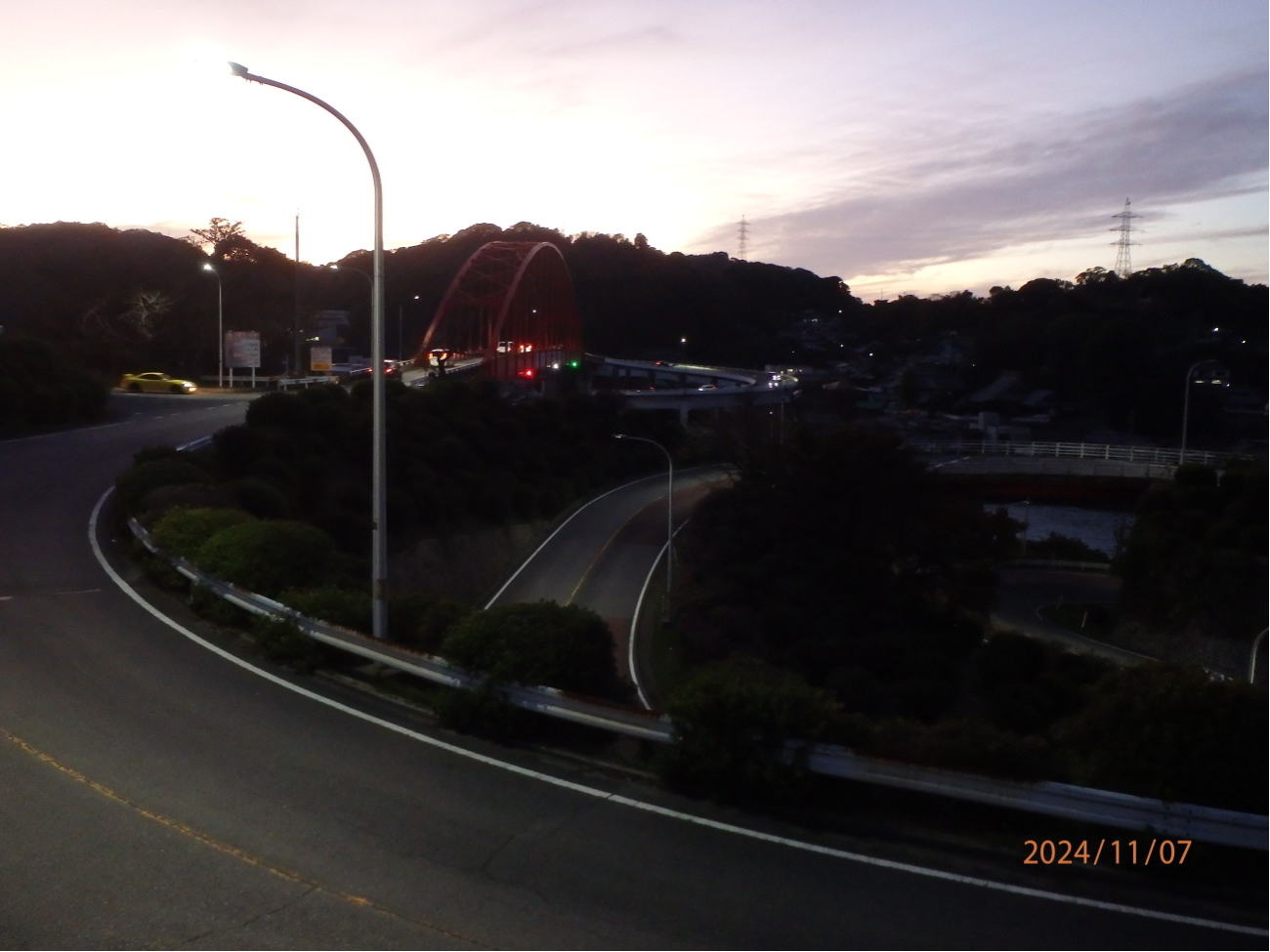 あんな本こんな本、車旅、瀬戸内のたりのたり、音戸大橋夕景