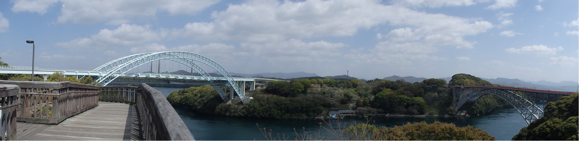 あんな本こんな本、車旅、戸惑い続く九州車旅、西海橋、新西海橋、針尾無線塔、ウオーキングデッキ
