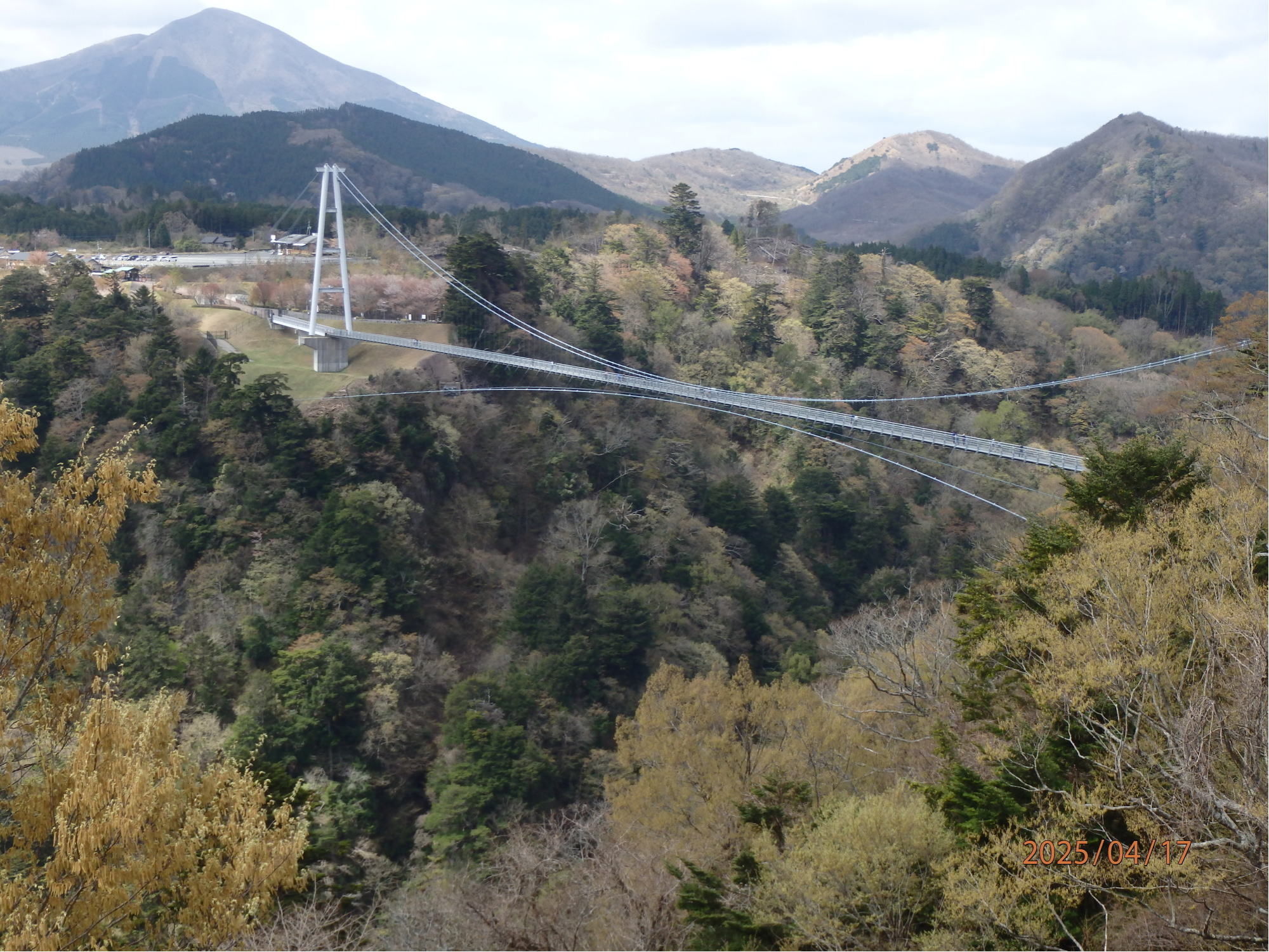 あんな本こんな本、車旅、戸惑い続く九州車旅、阿蘇くじゅう国立公園、九重夢の大吊橋